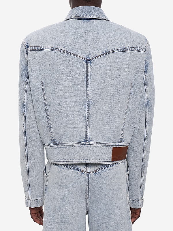 Куртка джинсовая муж LGN Louis Gabriel Nouchi 0130DNM D017 BLEU CIEL - 5