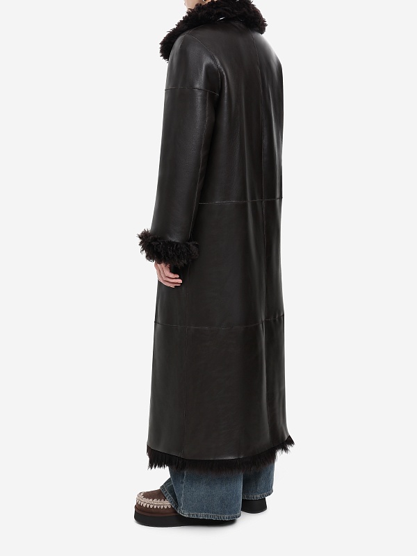 Дубленка жен Burka TG-1413F/125BU Темно-коричневый - 3