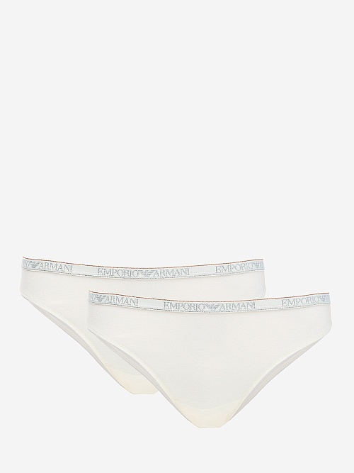 Набор (трусы 2 пары) жен Emporio Armani EW000406 AF10889 M0032 WHITE / WHITE - 0