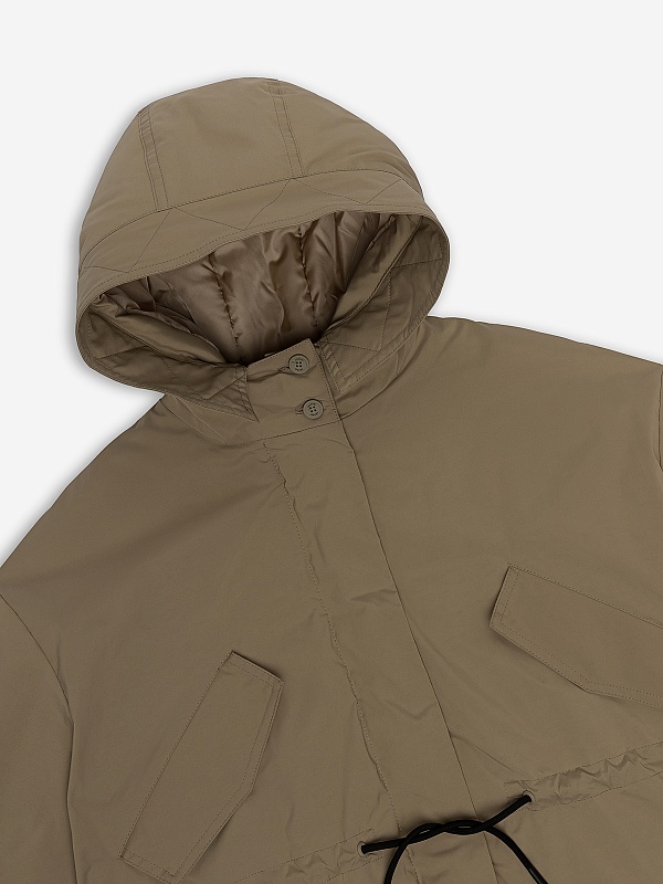 Куртка дев Aspesi F23018GMN0088 (14A - 16A) 133 DARK BEIGE - 2