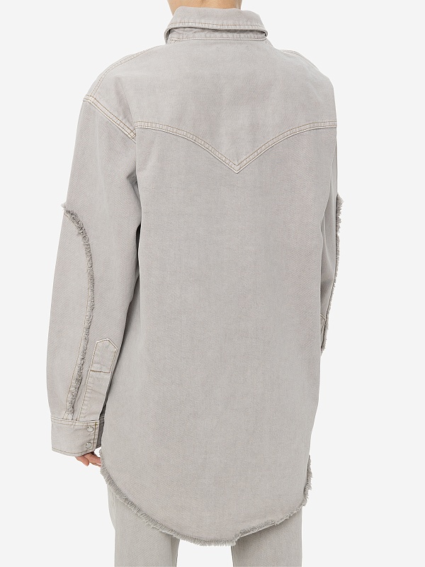 Рубашка жен Re/Done 184-06WOVSHJT GREYISH - 4
