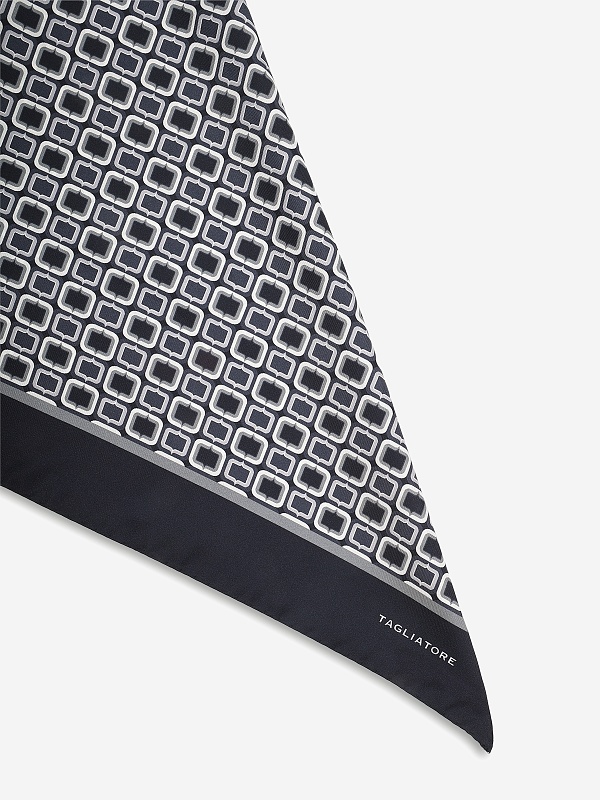 Платок жен TAGLIATORE FOULARD90 TD NTE26-01 2111 NERO - 2