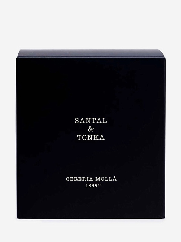 Свеча унисекс Cereria Molla 1899 6648 Santal & Tonka XL, 3 фитиля 600г - 1