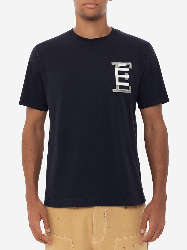 Футболка муж Etudes Studio WONDER E UNIVERSITY FADE OUT Navy - 3