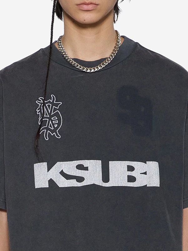 Футболка муж Ksubi MFA25TE011 CHARCOAL - 3