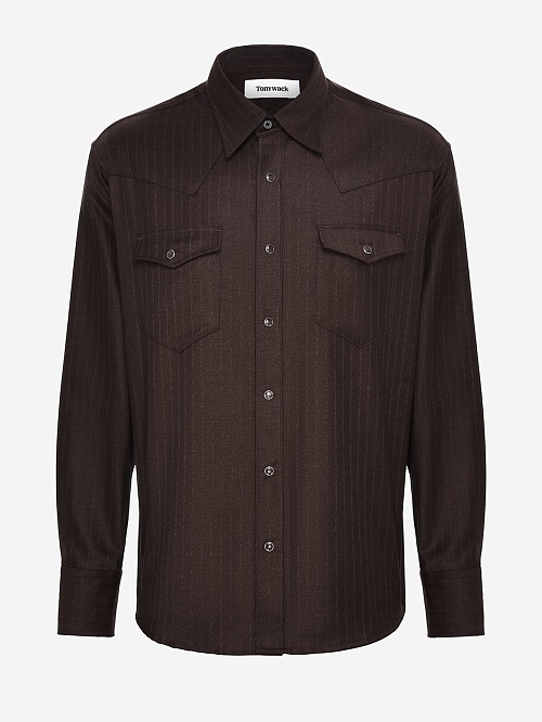 Рубашка муж Tonywack BE34SH27 SEPIA BROWN - 0
