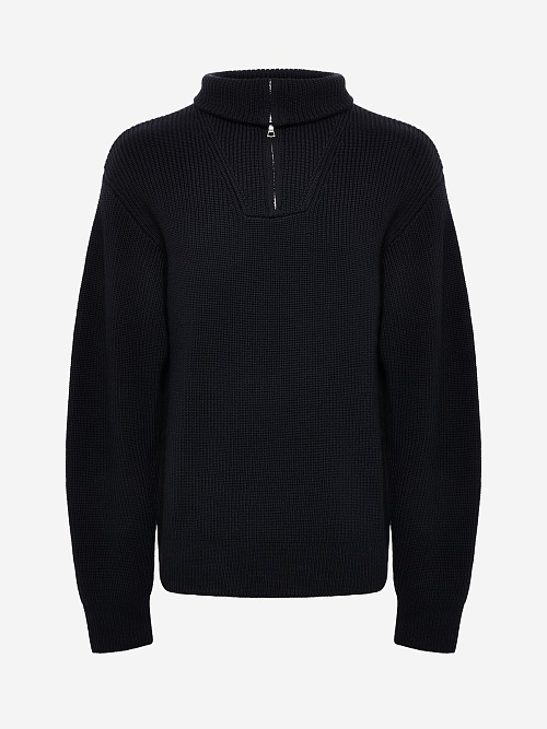 Свитер муж Officine Generale W25MKNT313 DARK NAVY - 0