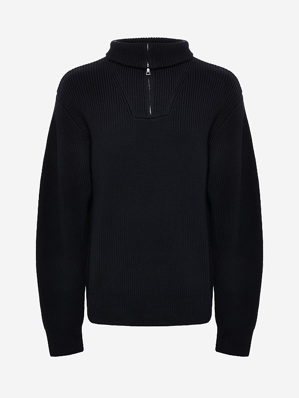 Свитер муж Officine Generale W25MKNT313 DARK NAVY - 3