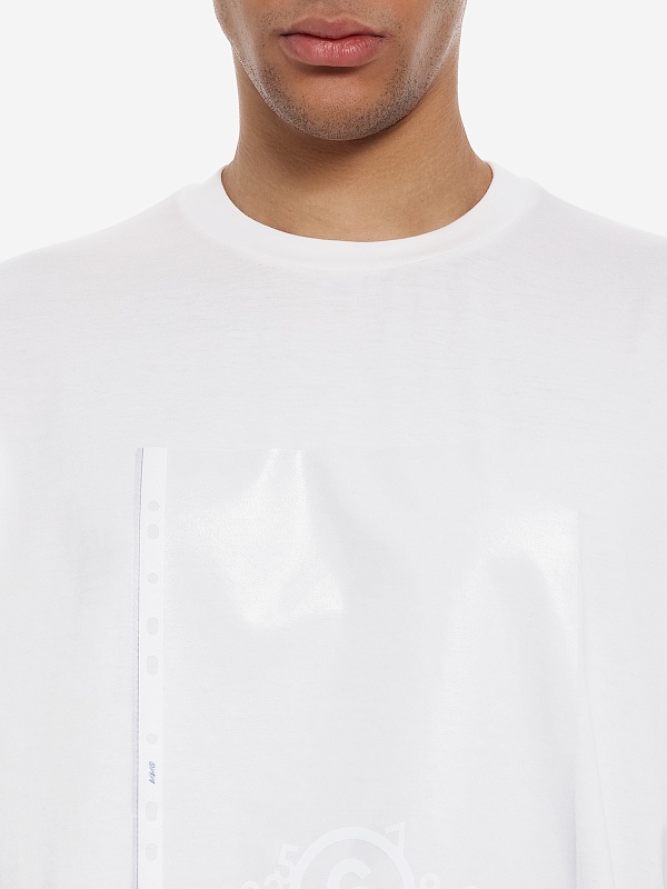 Футболка муж MM6 SH0GC0060 M20048 101 - 6