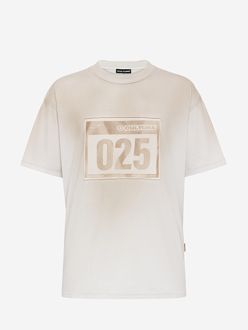 Футболка муж CULTURA S25CULT_A002 DIRTY WHITE - 0