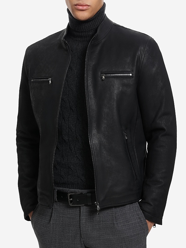 Куртка кожаная муж Barba Napoli RENO 51207 99 - 1