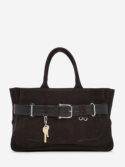 Сумка жен OSOI 25FB05008280 SUEDE MOCHA COMBI - 0