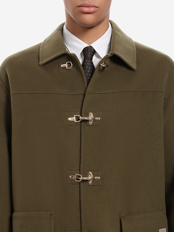 Пальто муж Drôle de Monsieur I-JT248-WO042-KK KAKI - 4