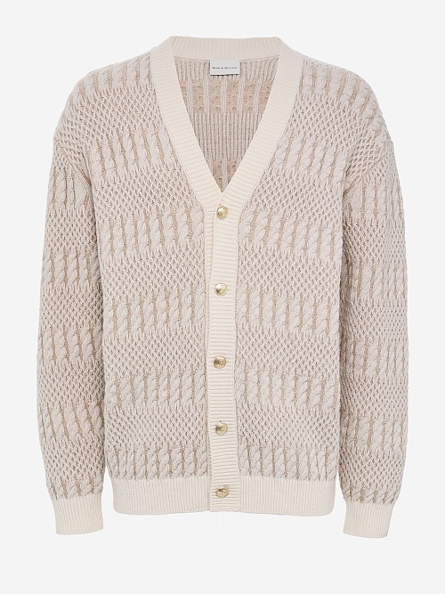 Кардиган муж Drôle de Monsieur H-CA160-WO018-OW OFF WHITE - 0