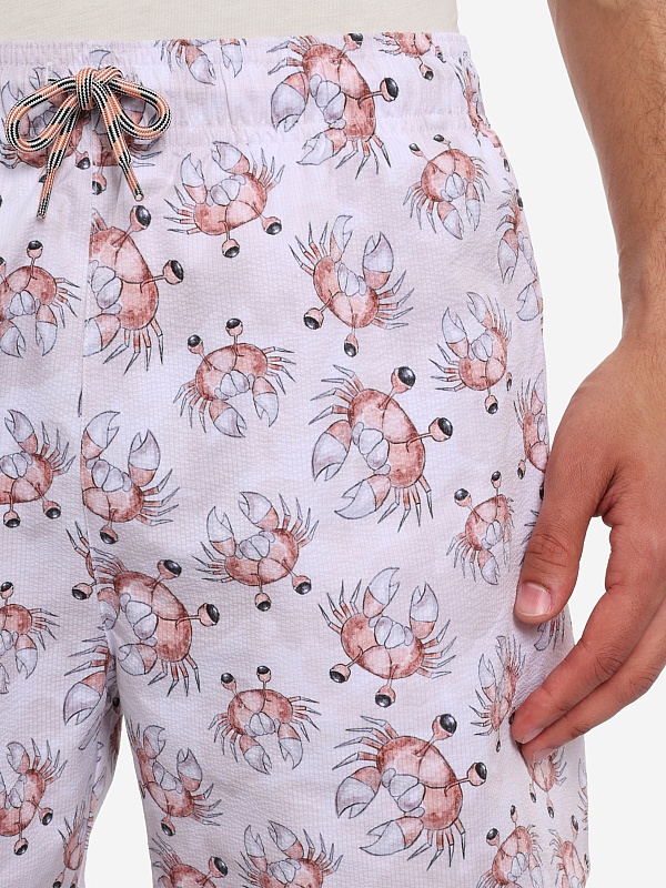 Плавки муж Emporio Armani EM000583 AF20447 F1062 CREAM PRINT CRABS - 5