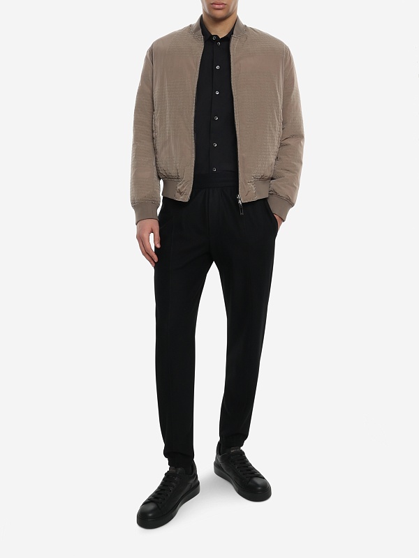 Брюки муж Emporio Armani EM002874 AF19668 UC001 BLACK BEAUTY - 1