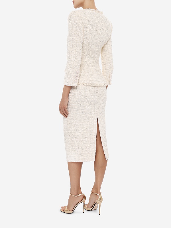 Платье жен Self-Portrait AW26-059MA-C CREAM - 4