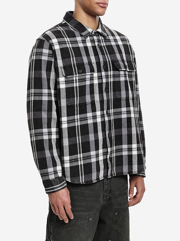 Рубашка муж Ksubi MFA25SH017 BLACK - 2