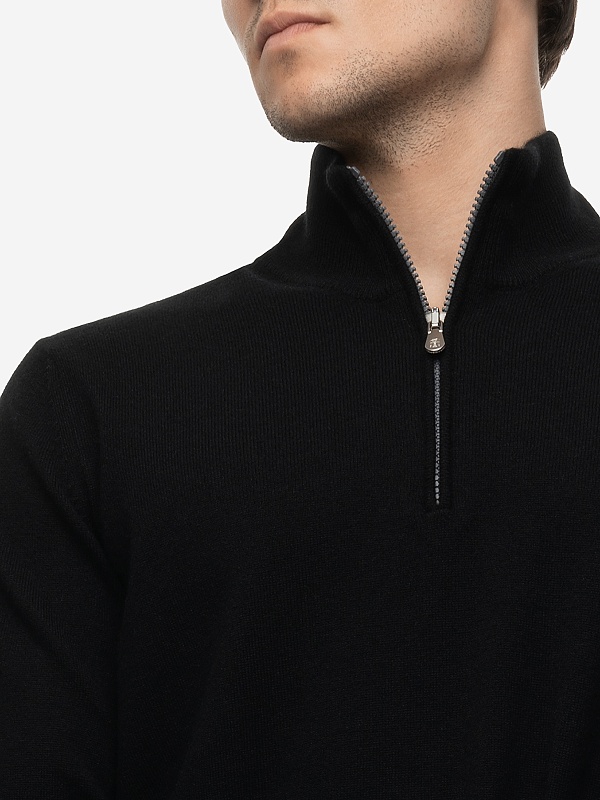 Свитер муж Brunello Cucinelli M2200124 NERO - 4