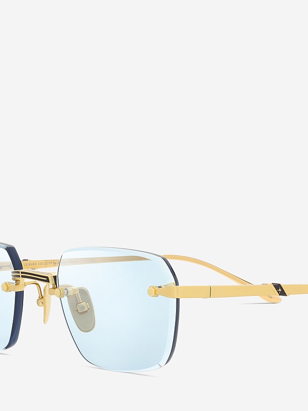 Солнцезащитные очки Leisure Society LS Emilion 24K GOLD Blue Gradient Lens 56 23 145 - 3