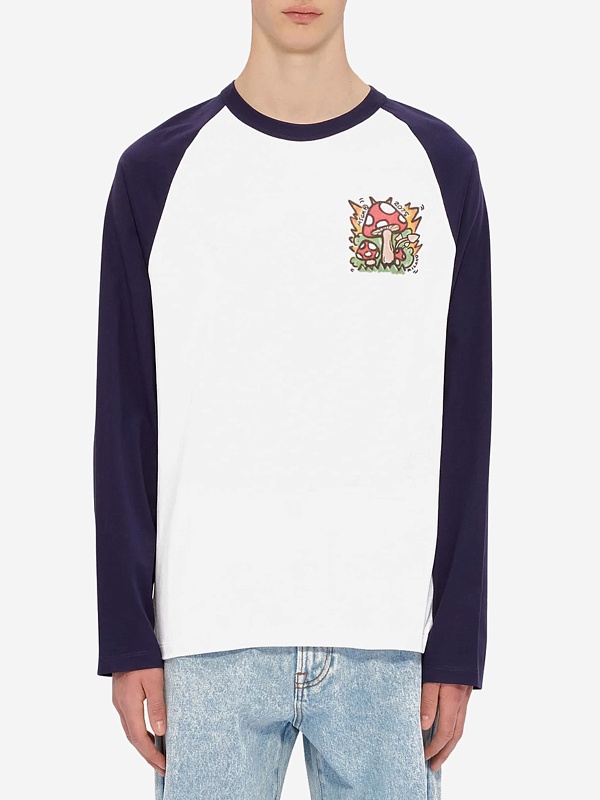 Футболка с длинным рукавом муж MSGM 3940MM78 257798 01 - 1