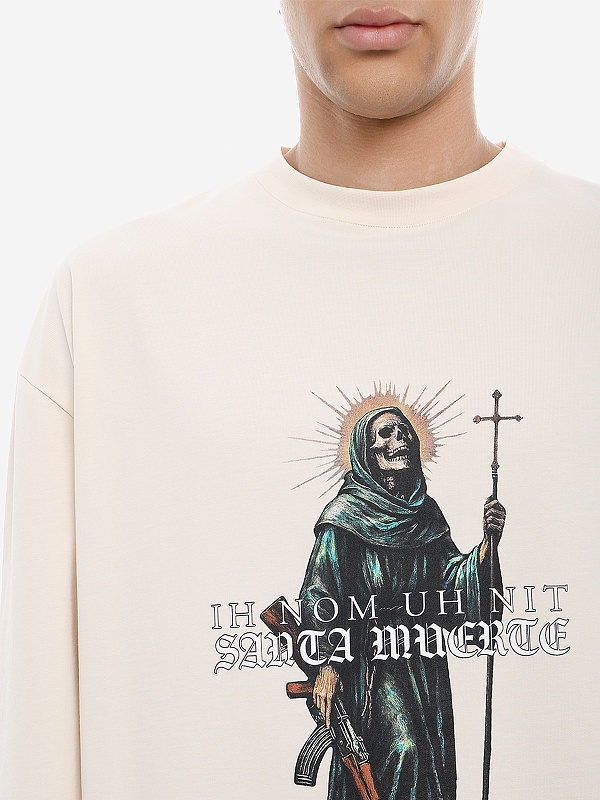 Футболка с длинным рукавом муж IH NOM UH NIT NUS26216 C74_BUTTER CREAM - 6