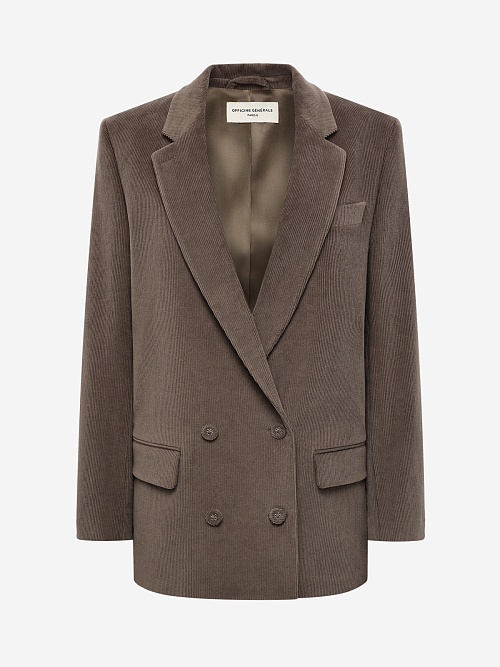 Жакет жен Officine Generale W25WTLG408 TAUPE - 0