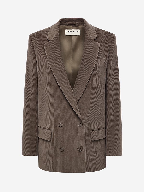 Жакет жен Officine Generale W25WTLG408 TAUPE - 5