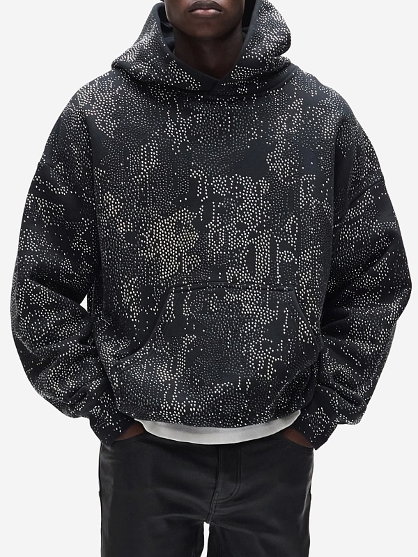 Худи муж PURPLE P401-HFBC425 BLACK - 1