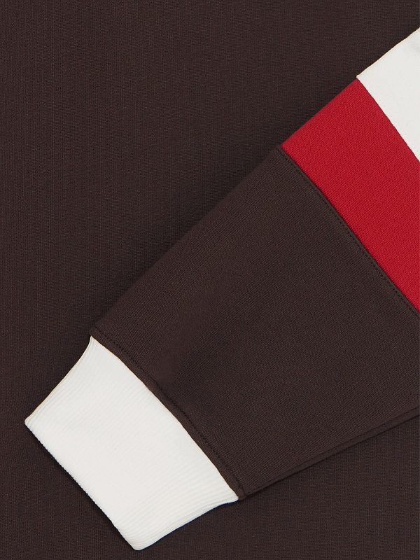 Поло с длинным рукавом муж Drôle de Monsieur I-PL157-CO127-DBN DARK BROWN - 2