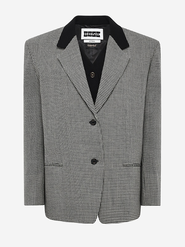 Жакет жен EENK EEB-1P353-JK06-BI Black/Cream - 5