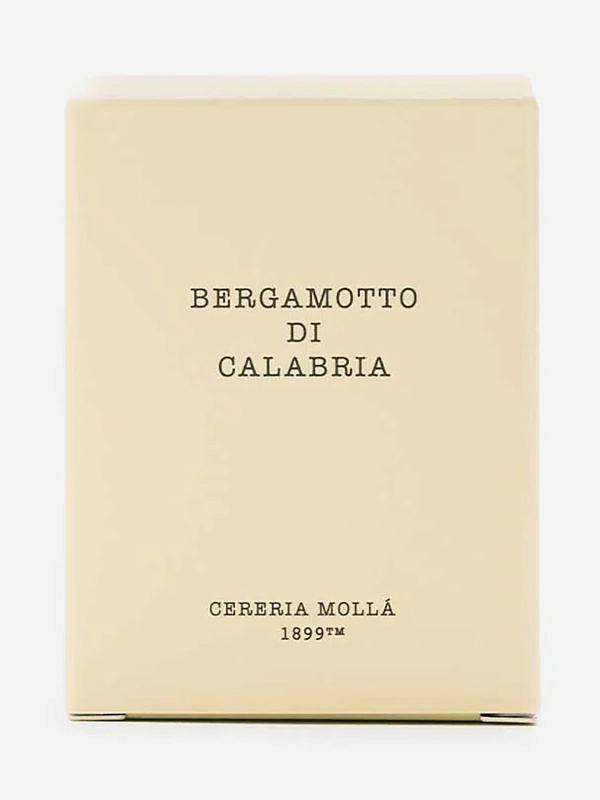 Свеча унисекс Cereria Molla 1899 MI5530 Bergamotto di Calabria 70г - 1