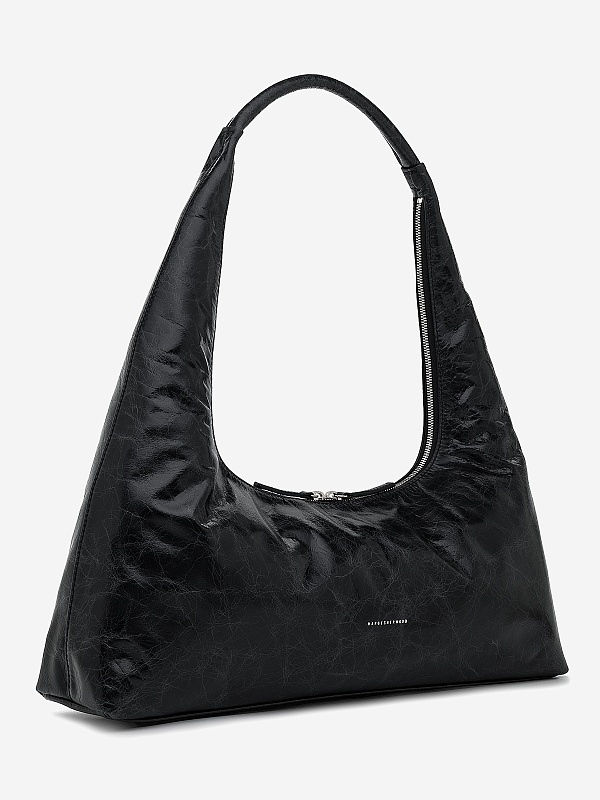Сумка жен MARGESHERWOOD EE656963 BLACK PULL UP CRINKLE - 2