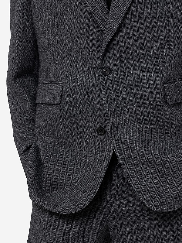 Пиджак муж Tonywack BE34JK08 MID-GREY HERRINGBONE - 4