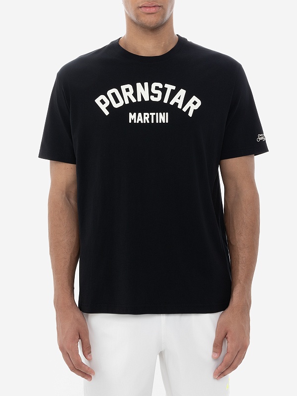 Футболка муж MC2 Saint Barth TSHM001 02340H PORNSTAR LOGO 00 - 1