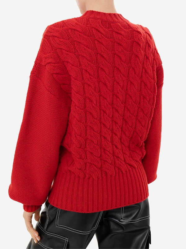 Свитер жен Philosophy Di Lorenzo Serafini 0938 5701 A1115 Fantasy print Red - 4