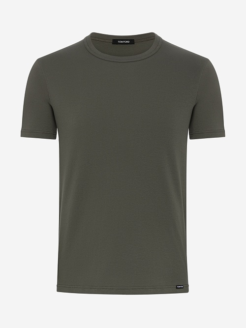 Футболка муж Tom Ford T4M08 104 302 MILITARY GREEN - 0