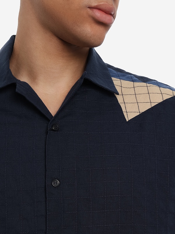 Рубашка муж A.P.C. COHOP-H12654 IAI INDIGO - 5