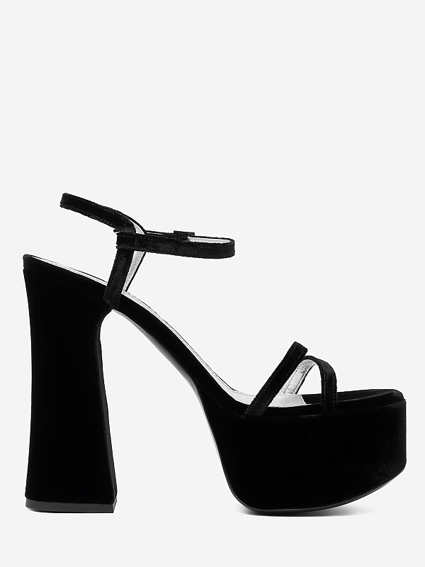 Босоножки (платформа) жен Philosophy Di Lorenzo Serafini 3204 5780 A0555 Black - 2