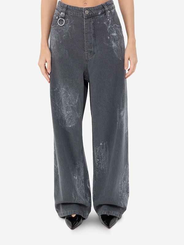 Джинсы муж Etudes Studio DISTRICT PAINT Grey - 6