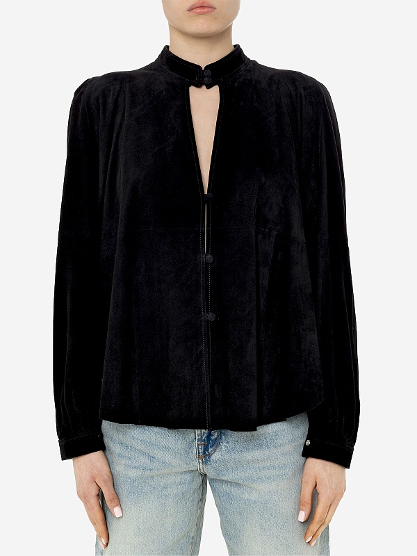 Блуза жен Forte Forte 10622_my shirt noir 8014 - 2