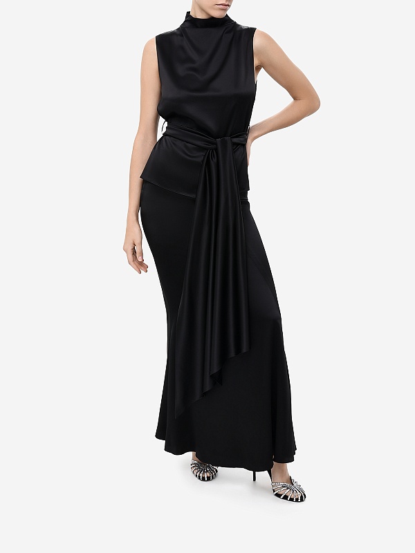 Босоножки (каблук) жен Alevi L20SC005.U.0222997 Black - 8