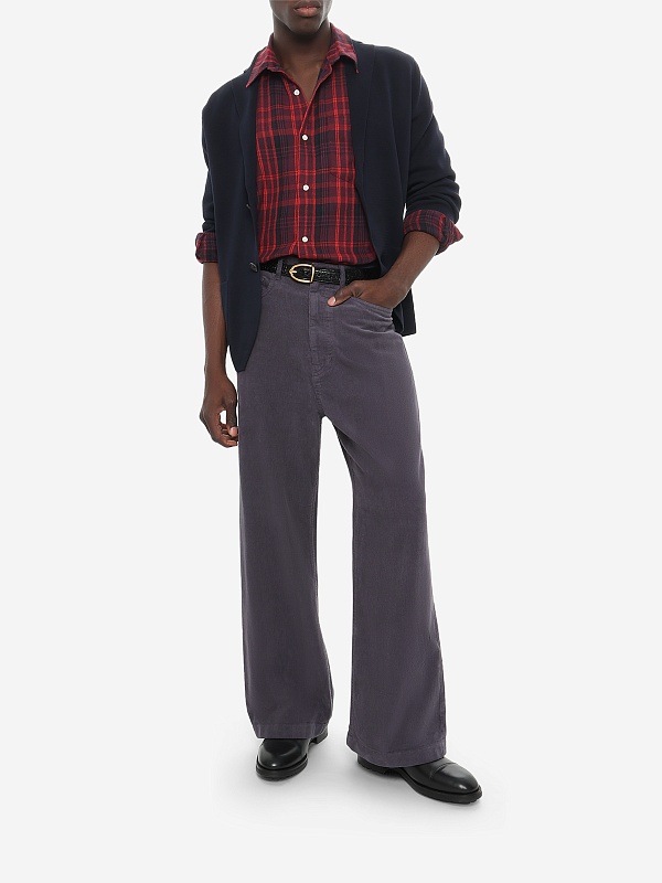 Брюки муж Tonywack BF12PT109 PURPLE NAVY - 1