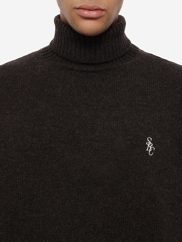 Свитер муж Sporty & Rich WS08265302BR03 Chocolate - 5