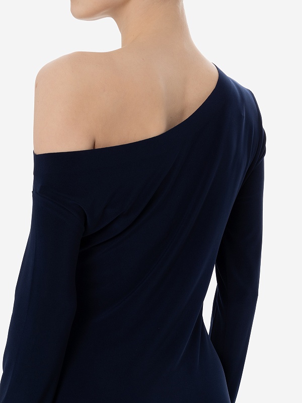 Платье жен Norma Kamali KK2243PLE35951 TRUE NAVY - 5