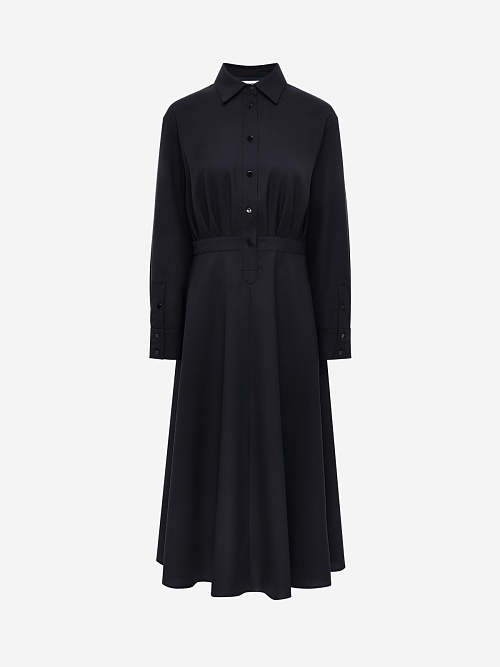 Платье жен Officine Generale W25WDRS104 DARK NAVY - 0