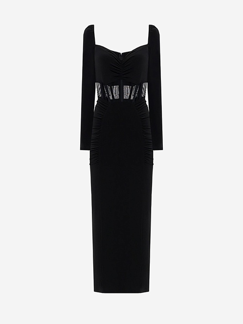 Платье жен Nissa RS16072 black - 0