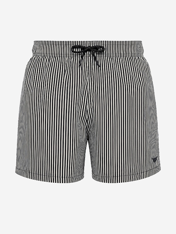 Плавки муж Emporio Armani EM000583 AF20445 F1039 STRIPE NUT-BLACK - 0