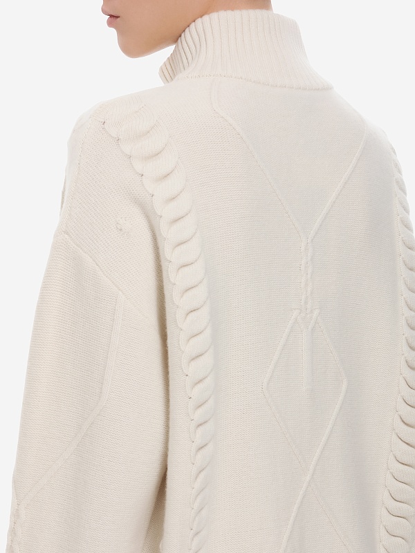 Кардиган жен Burka kn25-k002 Молочный - 5