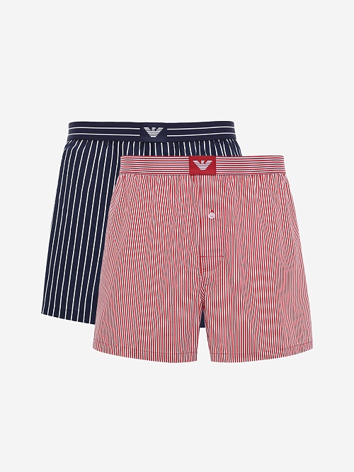 Набор (трусы 2 пары) муж Emporio Armani EM000403 AF18884 M5132 S.STR.SCOOTER/B.STR.INK - 0
